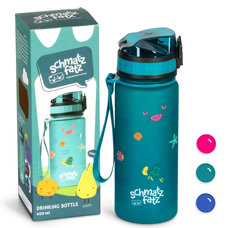 بطری آب واکابا کلارشتاین آلمان  مدلklarstein Wakaba  حجم 400 میلی لیتری - طراحی زیبا و درب مطمئن آبی